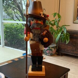 Rare vintage Traditional German Nutcracker Shepard with sheep